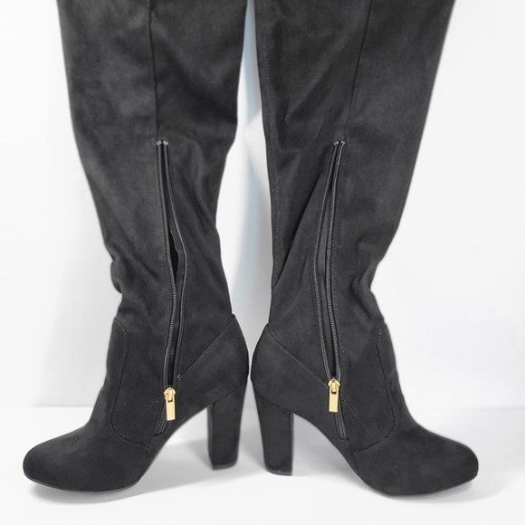 JOURNEE COLLECTION maya medium calf over the knee boot Sz 8.5 NEW - Picture 4 of 13